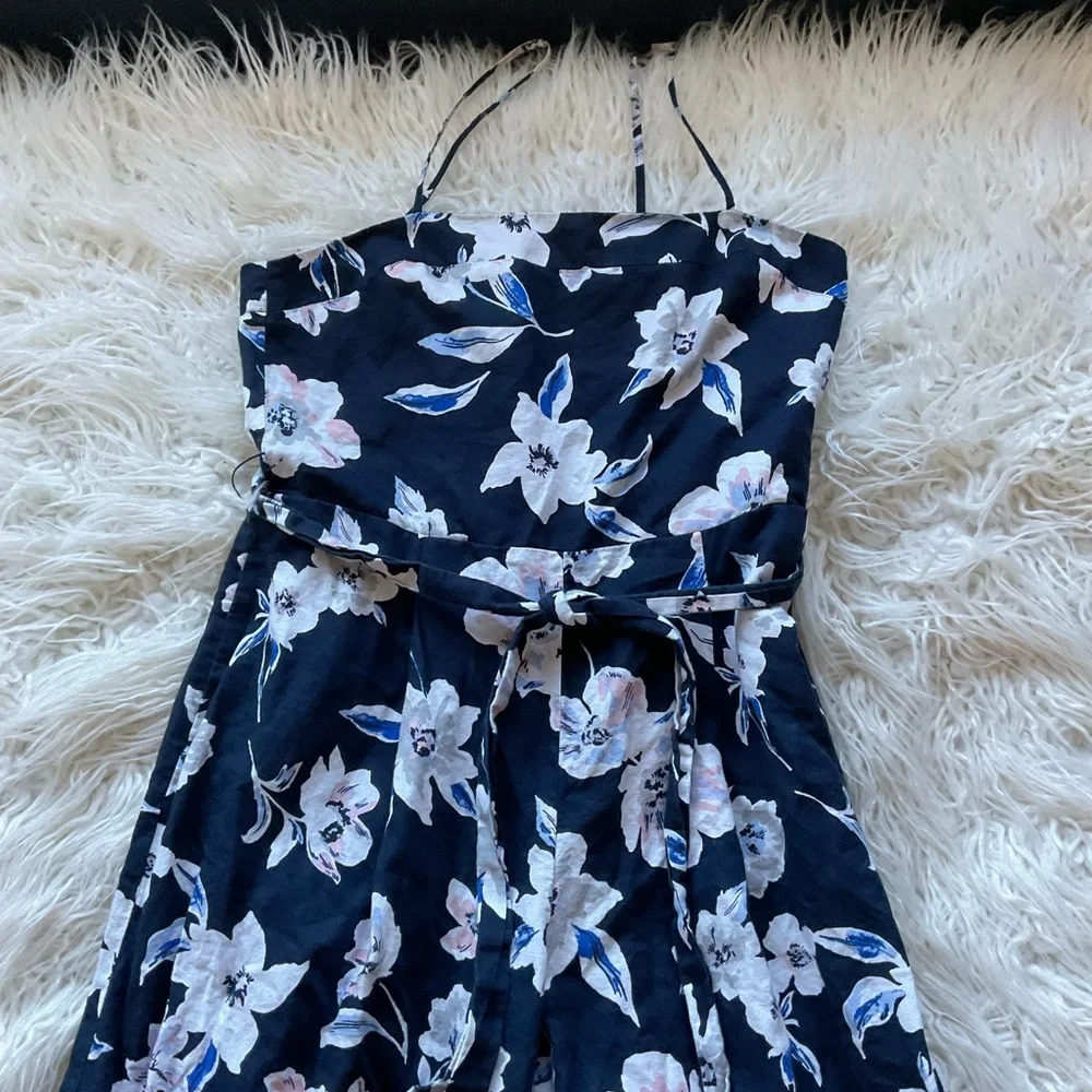 Banana‎ Republic Floral Linen Blend Jumpsuit